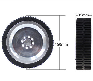 Roue d'entraînement pour AGV OEM, en acier inoxydable, 150x35mm - Product Image 3