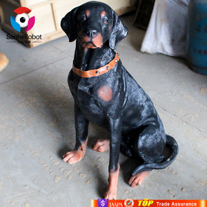Statues <span class=keywords><strong>de</strong></span> chiens en résine grandeur nature attrayantes pour la décoration <span class=keywords><strong>de</strong></span> zoo en extérieur - Product Image 6