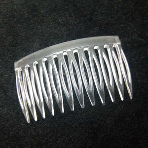 Peines <span class=keywords><strong>de</strong></span> pelo transparentes para <span class=keywords><strong>novia</strong></span>, 15 dientes, <span class=keywords><strong>de</strong></span> plástico, para velo <span class=keywords><strong>de</strong></span> boda, venta al por mayor - Product Image 6