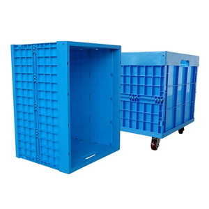 Collapsible Plastic Basket Crate Fruit Bins 40x60 For Sale