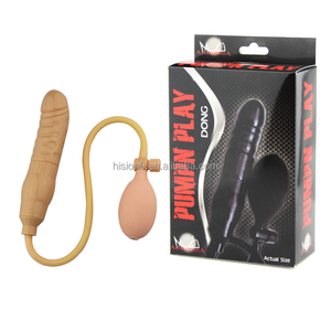 Silicone Inflatable <strong>Hollow</strong> Long Vaginal <strong>Butt</strong> <strong>Plug</strong> for Men or Women Anal Sex Toys - Product Image 3