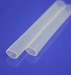 Manguera de tubo de silicona transparente de pared fina, diámetro grande