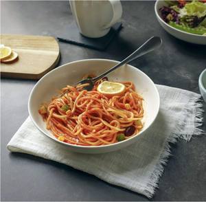Lavavajillas restaurante usados profundo blanco <span class=keywords><strong>porcelana</strong></span> plato de pasta para la venta - Product Image 1