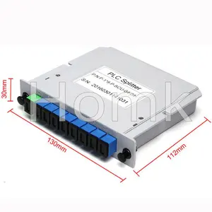 SC PLC splitter , 1*8 fiber splitter ile SC fiber adaptör