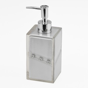 Paillettes d'argent de Dubaï de luxe avec conception de bouteille de lotion de diamant - Product Image 1