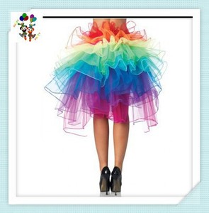 Jupes <span class=keywords><strong>tutu</strong></span> mini bouffantes <span class=keywords><strong>arc</strong></span>-<span class=keywords><strong>en</strong></span>-<span class=keywords><strong>ciel</strong></span> pour femmes adultes, déguisement, HPC-0971 - Product Image 4