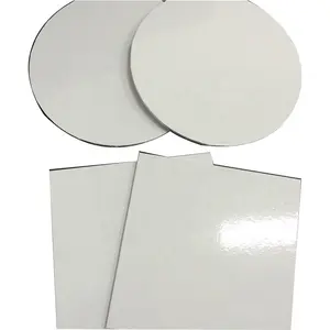 Placa de bolo mdf de papel personalizado, tipo 4 "a 30" 3mm de espessura