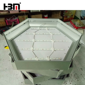 Hexagon shape vải hộp đèn <span class=keywords><strong>led</strong></span> quảng cáo bảng điều chỉnh nhôm đăng board - Product Image 2