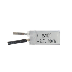 <strong>1mm</strong> <strong>Thickness</strong> <strong>Lipo</strong> 151020 3.7v 18mah Rechargeable Li-ion <strong>Battery</strong> - Product Image 1