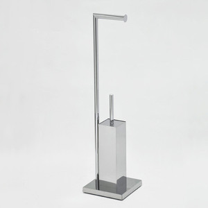 Détails debout libres de haute qualité de brosse de toilette d'acier inoxydable - Product Image 1