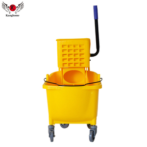 Fábrica confiable 32L solo cubo de plástico Durable Lado de prensa de acero RP <span class=keywords><strong>Winger</strong></span> cubo toalla <span class=keywords><strong>Winger</strong></span> con ruedas para Hotel - Product Image 2