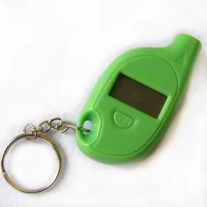 קטן Keychain 3V רכב דיגיטלי צמיג לחץ אוויר מד