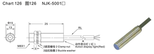 PXS126 NJK-5001 M8X1X25 NPN tipo <span class=keywords><strong>di</strong></span> sala approccio interruttore impermeabile <span class=keywords><strong>Sensore</strong></span> <span class=keywords><strong>di</strong></span> Hall - Product Image 2