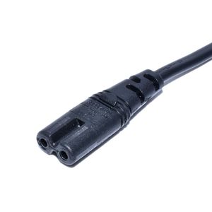 Certification VDE Européen 2Pin CEE7/16 à Angle IEC320 C7 Figure 8 rallonge CA 2 broches Cordon D'<span class=keywords><strong>alimentation</strong></span> Câble de prise - Product Image 3