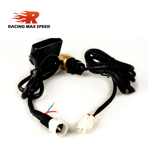 1/8 NPT Cảm Biến Kỹ Thuật Số Máy Đo Áp Suất Dầu Màu Đỏ Hiển Thị Kỹ Thuật Số Áp Suất Dầu Đồng Hồ Đo Với Cảm Biến - Product Image 2