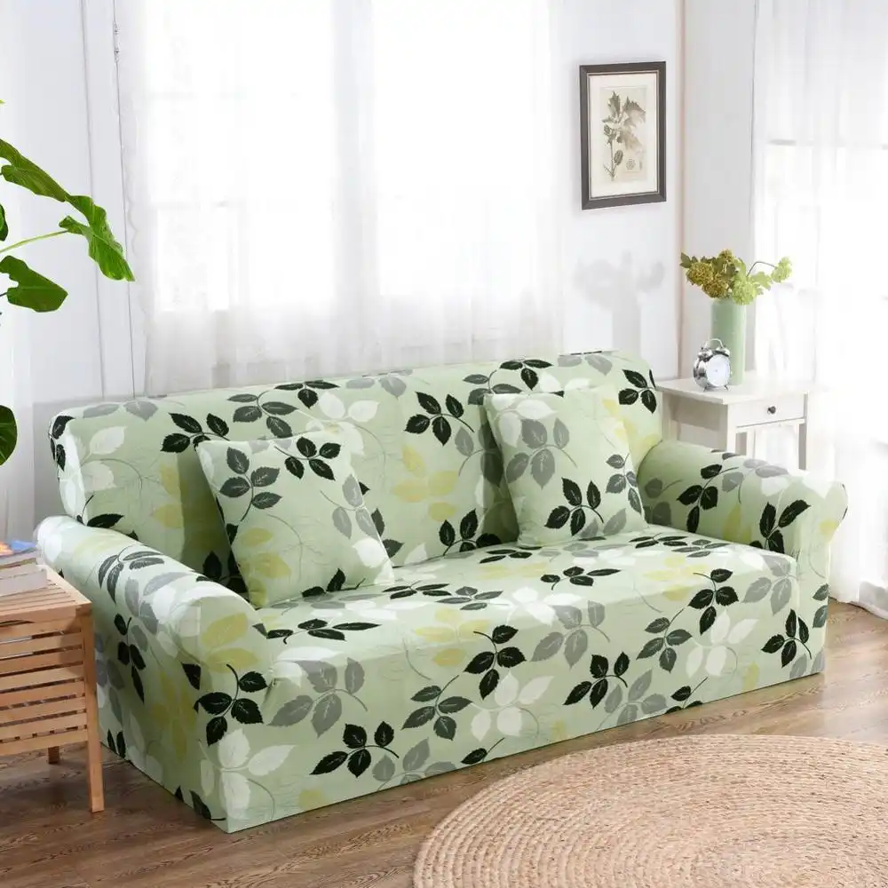 sofa handle cover, Soft High Stretch print Sofa Covers