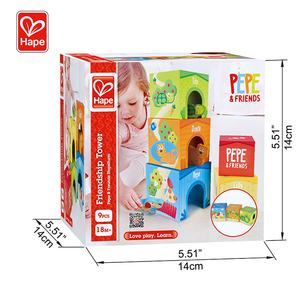 Hape caliente nuevos productos de alta calidad de juguetes de madera para la construcción y el aprendizaje - Product Image 4