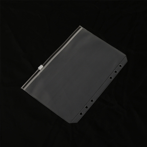 Custom Waterproof Zipper Lock Bag Document A5 A6 Clear <strong>Plastic</strong> <strong>Pockets</strong> File Folder - Product Image 4