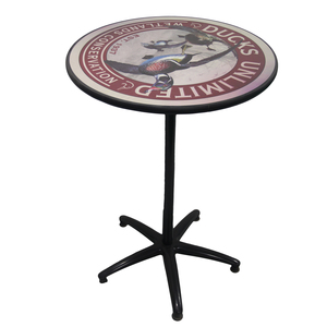 Mesa de bar de <span class=keywords><strong>club</strong></span> de patio al aire libre portátil de base de cromo de alta calidad - Product Image 2