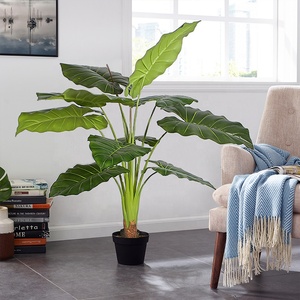 Bán Chạy Nhất Thân Thiện Với Môi 120Cm Nhân Tạo Alocasia Macrorrhizos Cây Nhân Tạo Trang Trí Để Bán - Product Image 1