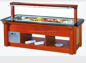 عرض طعام خشبي مربع الشكل للفنادق والمطاعم مع شهادة CE - Product Image 6