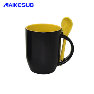 12oz de transferencia de calor de la Copa mágica y sublimación interior taza cambiante del color <span class=keywords><strong>con</strong></span> <span class=keywords><strong>cuchara</strong></span> taza de regalo - Product Image 4