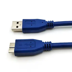 Kabel Adaptor Ekstensi USB 3.0 Tipe A, Aksesori Komputer Dec24 Male Ke Mikro B Male, Adaptor Kabel Ekstensi Data Super Cepat