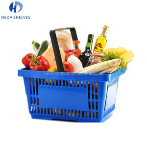 Proveedor <span class=keywords><strong>de</strong></span> China <span class=keywords><strong>de</strong></span> plástico del supermercado mano cesta <span class=keywords><strong>de</strong></span> <span class=keywords><strong>compras</strong></span> carro para tienda <span class=keywords><strong>de</strong></span> comestibles se - Product Image 2