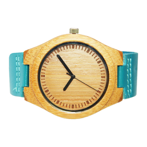 2017 Vogue 100% natural eco-friendly bamboo wholesale high quality wrist watch with Japan movt miyota 2035 - Product Image 4