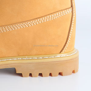 Fornitore di Stivali da Lavoro da Uomo Stivali Antinfortunistici Gialli in Pelle Nabuk con Puntale in Acciaio e Lavorazione Goodyear - Product Image 6