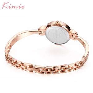 KIMIO Brand signore <span class=keywords><strong>orologi</strong></span> in oro rosa bracciale <span class=keywords><strong>da</strong></span> <span class=keywords><strong>donna</strong></span> al quarzo orologio <span class=keywords><strong>da</strong></span> polso per signora - Product Image 2