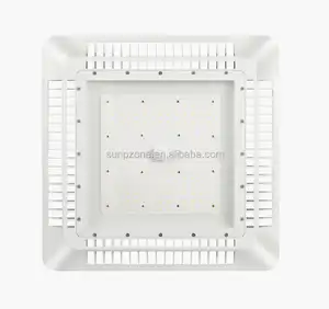 Dlc etl listado ip65 200w led luz de cobertura de gás para estação de gás luz externa