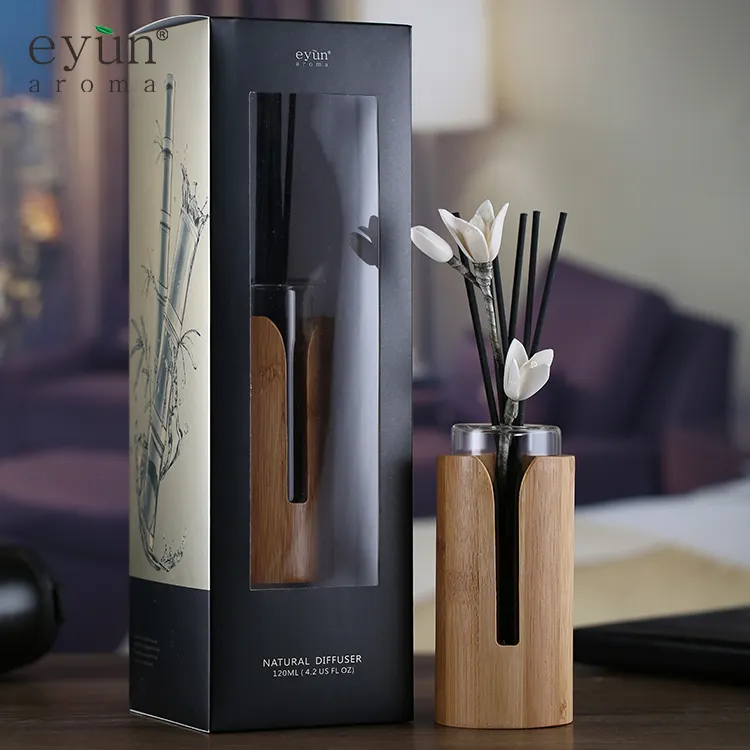 Wholesale luxury wedding favor gift car home air freshener natural aroma reed diffuser