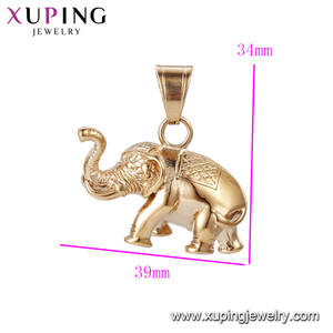 33519 xuping animale del pendente di fascino in oro In Acciaio Inox <span class=keywords><strong>elephant</strong></span> gioielli - Product Image 2
