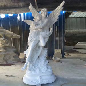 Estatuas de Figuras de Fibra de Vidrio de Tamaño Real en Existencia, <span class=keywords><strong>Escultura</strong></span> de Resina de Ángel <span class=keywords><strong>Cupido</strong></span> <span class=keywords><strong>y</strong></span> <span class=keywords><strong>Psique</strong></span> para Decoración - Product Image 4