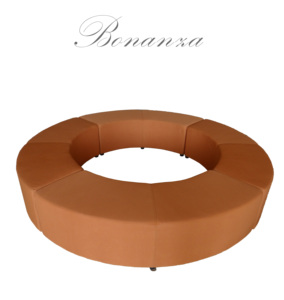 OT-03X#leather <strong>Large</strong> <strong>Pouffe</strong> Bed for Living Room - Product Image 4