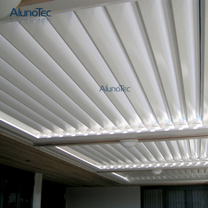 Apertura de techo Pavilion Pergola Bioklimatik pérgola de aluminio jardín motorizado bioclimática Pergola - Product Image 6