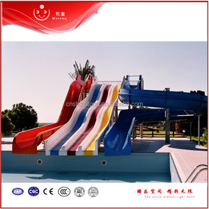 Chất lượng cao nhất thép & nhựa theo chủ đề hồ bơi slide và độc quyền công viên nước sân chơi ngoài trời trượt với CE chứng nhận - Product Image 5