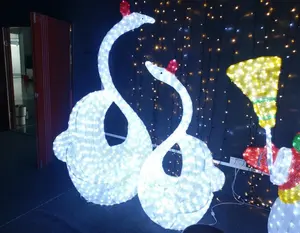 Giáng sinh trang trí thiên nga LED