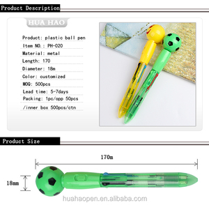 Mignon de bande dessinée coréenne stylo court stylo à bille à bille caractère avec différents couleur recharges - Product Image 2