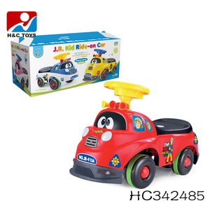 Nuevo camión de bomberos rojo diseño de dibujos animados de plástico deslizante coche HC342485 - Product Image 1
