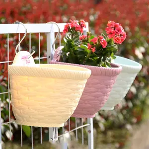 Succulent Plants Flower Pots Plastic Hang wall flower pot