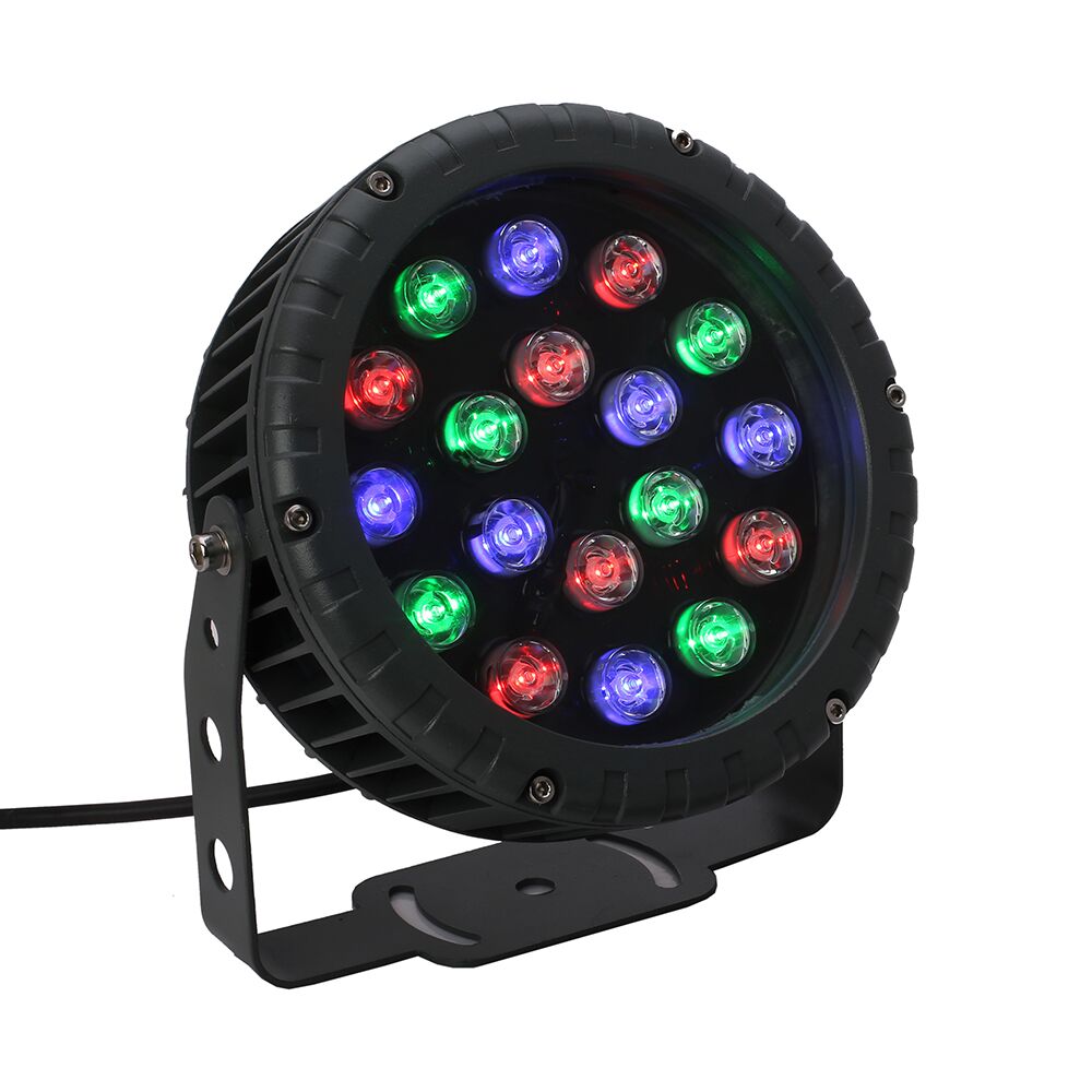 Многоцветный DMX512 24 Вт 36 Вт светодиодный RGB круглый прожектор