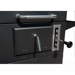 Wholesale Custom Trolley Movable Commricial <strong>Charcoal</strong> <strong>and</strong> <strong>Gas</strong> <strong>BBQ</strong> Barbecue Combo Grill for Wholesale Cast Iron Trolley Cart - Product Image 2
