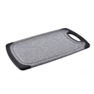 Set di 3 pezzi senza BPA lavabile in lavastoviglie Set di taglieri in plastica con <span class=keywords><strong>tagliere</strong></span> in <span class=keywords><strong>marmo</strong></span> da cucina con aspetto di scanalatura di succo - Product Image 6