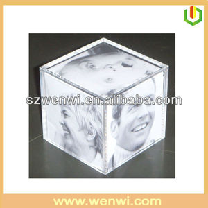 six côté cube acrylique cadre <span class=keywords><strong>photo</strong></span> - Product Image 2