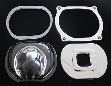 114x58 gradi <span class=keywords><strong>107mm</strong></span> plano convesso cob 50 w 100 w lente per la luce di via - Product Image 2