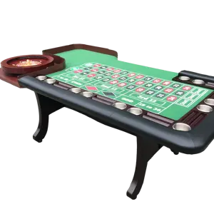 96inch roulette poker table jh-r01 mdf wood pu jh r01 with 18inch wheel zhejiang jh green black red blue