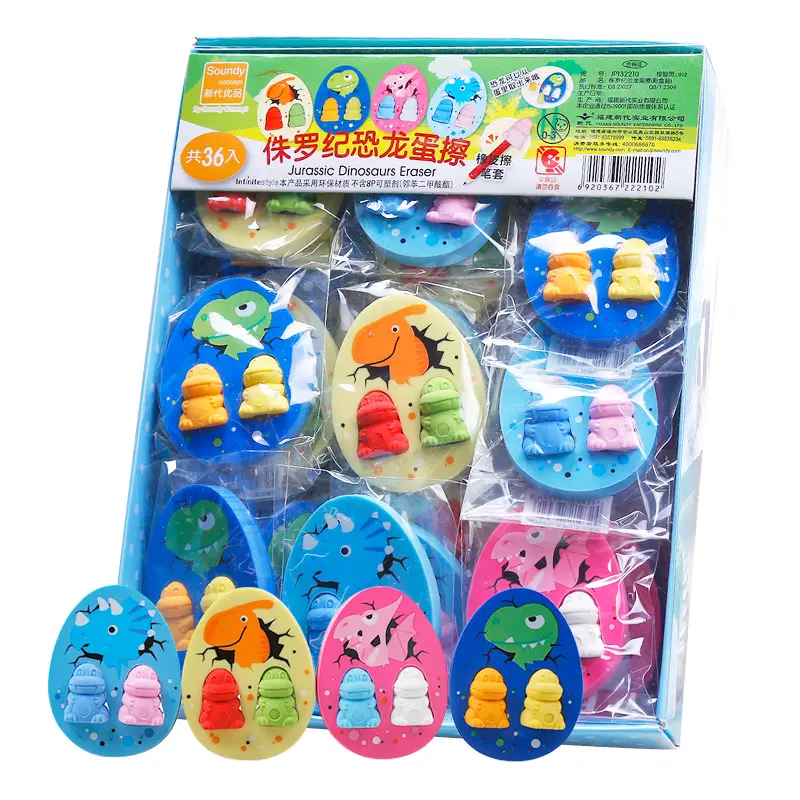 Dessin Animé mignon Créatif Crayon Gomme Kawaii Mini Animal pour Étudiant Papeterie Enfants Prix Jouets Cadeau