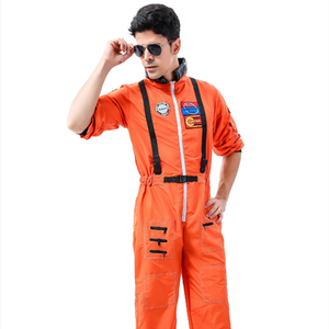 PGMC0340 al por mayor <span class=keywords><strong>Blanco</strong></span>/naranja uniforme de trabajo trabajador traje de los hombres astronauta <span class=keywords><strong>mono</strong></span> <span class=keywords><strong>fiesta</strong></span> Cosplay traje - Product Image 1